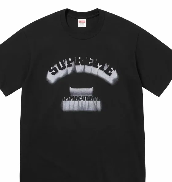 24SS XL 3D Black and S White L Shadow sleeved Shadow T-shirt Tee Logo M Short 0825